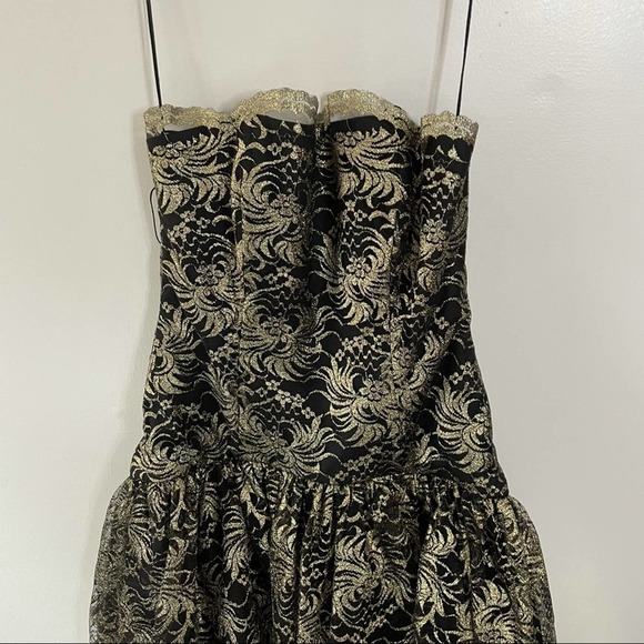 Vintage Saks 5th Avenue Mario Forte for After 5 High Low Evening Gown - Picture 5 of 16